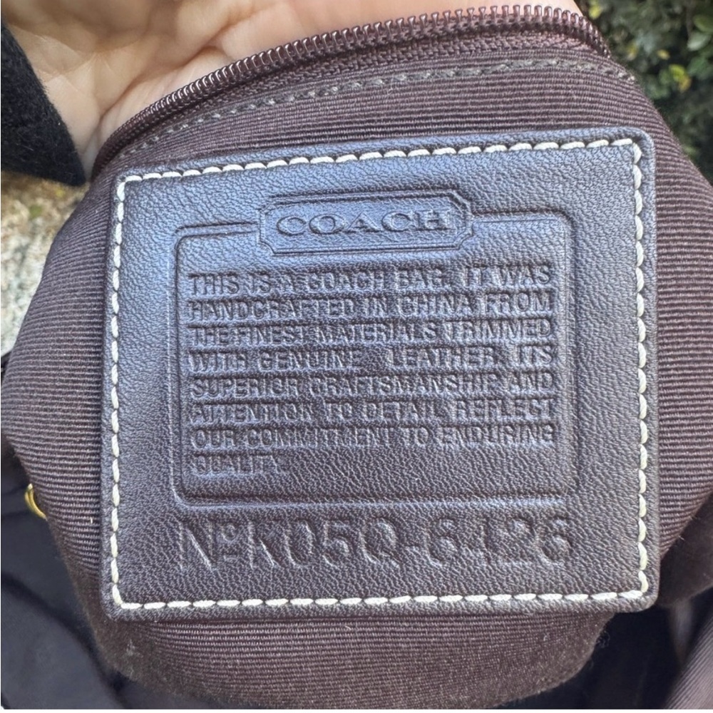 Coach Brown and Pink Signature Soho Shoulder Bag - Picture 12 of 13